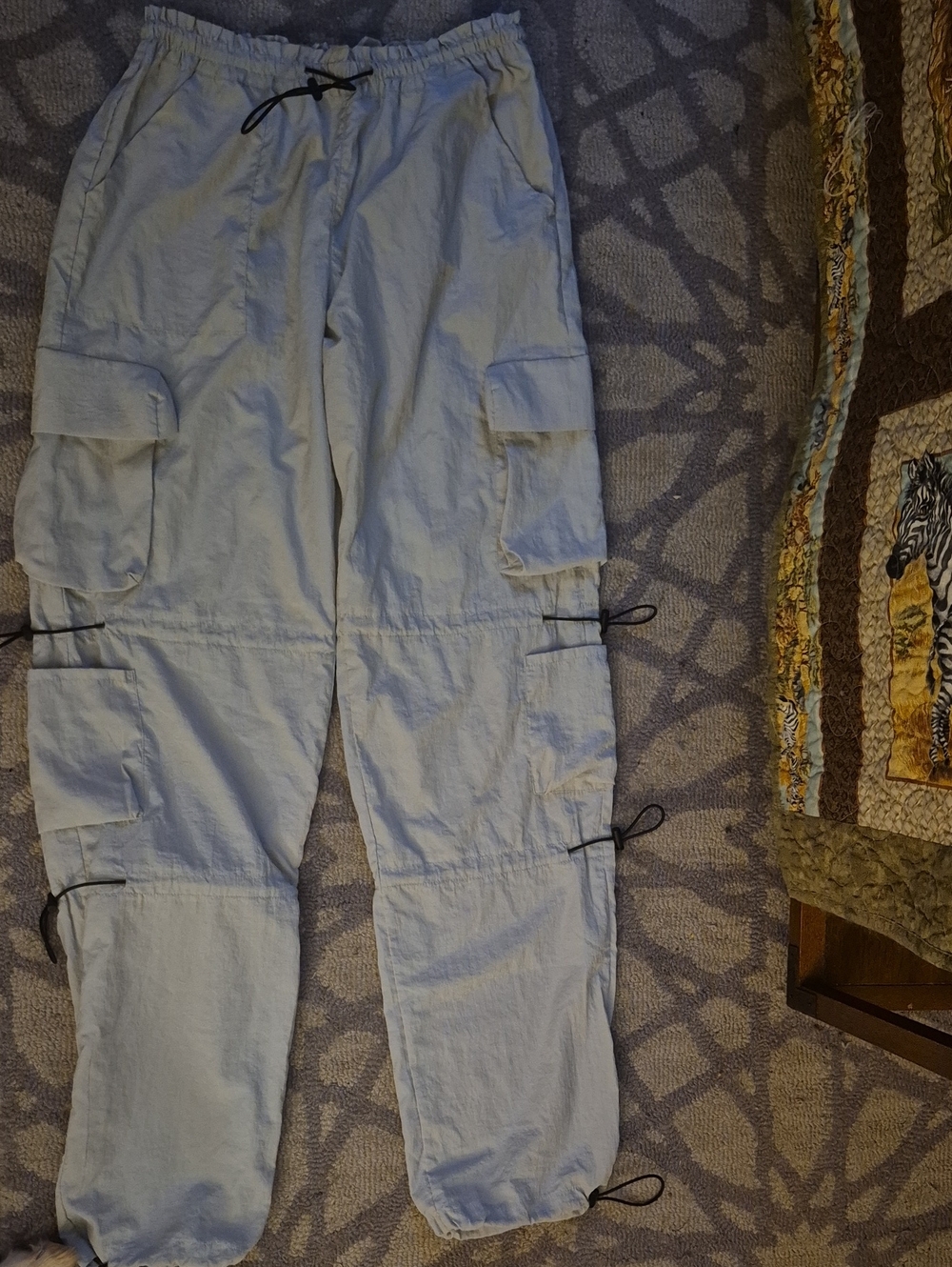 Garage Light Gray Windbreaker Pants